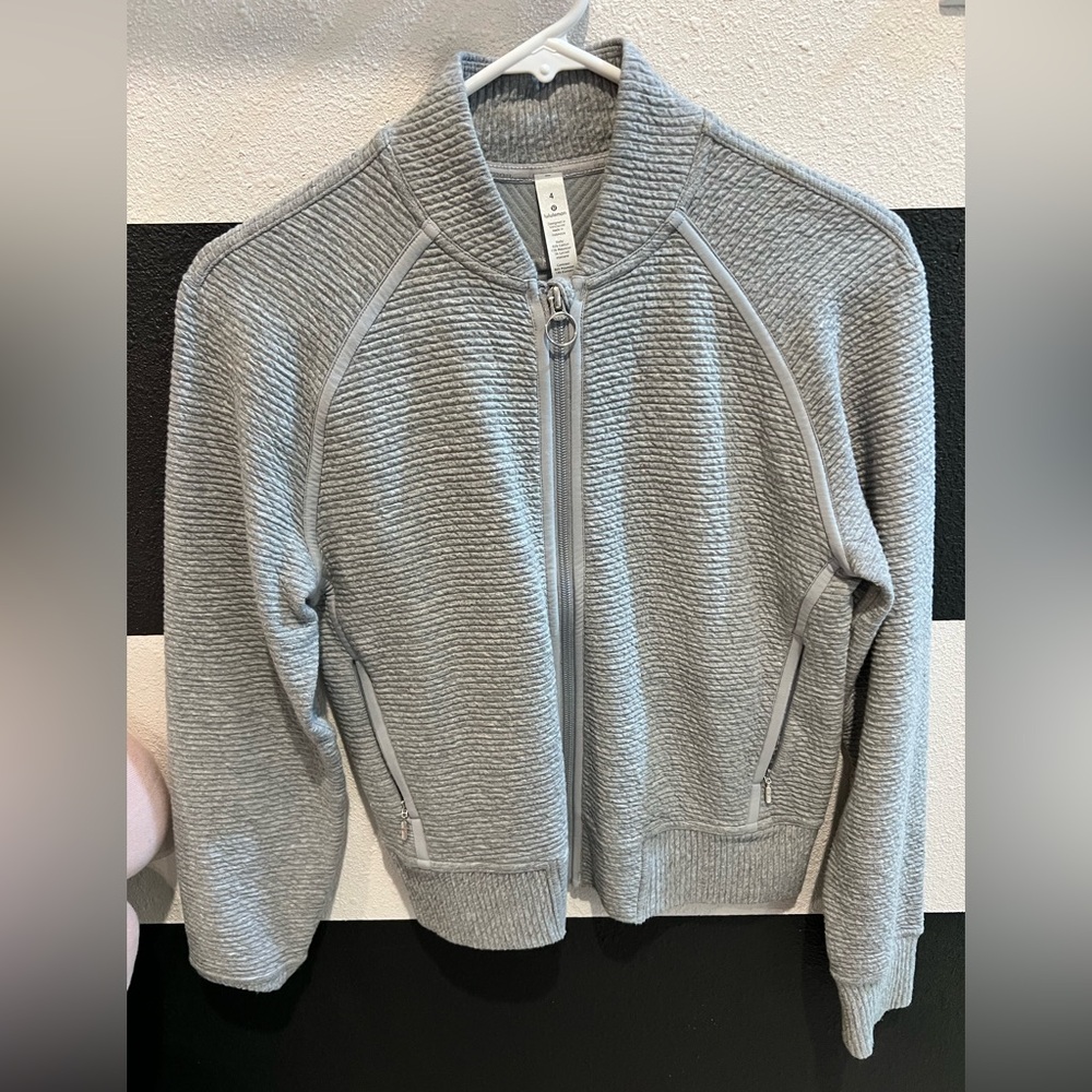 Gray Lululemon Zip Up